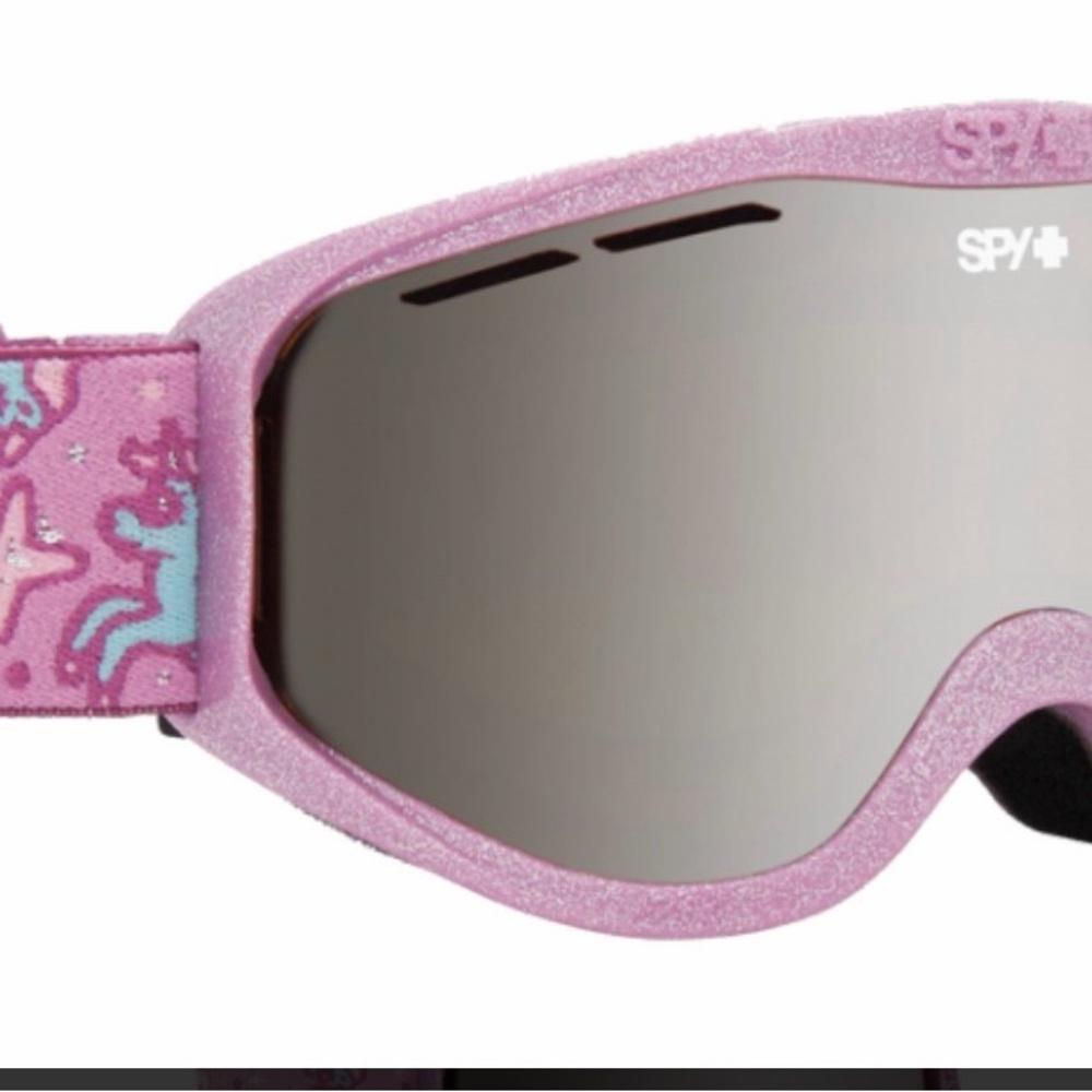 SPY Pink and Gray Ski Goggles